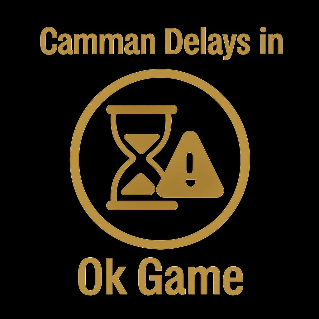 Icon representing Common Delays in Ok Game, designed in a neutral, educational style.