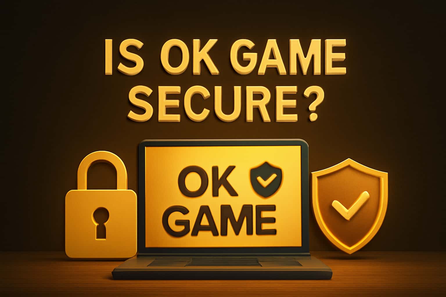 A visual representation of security measures for Ok Game, showcasing a secure environment.