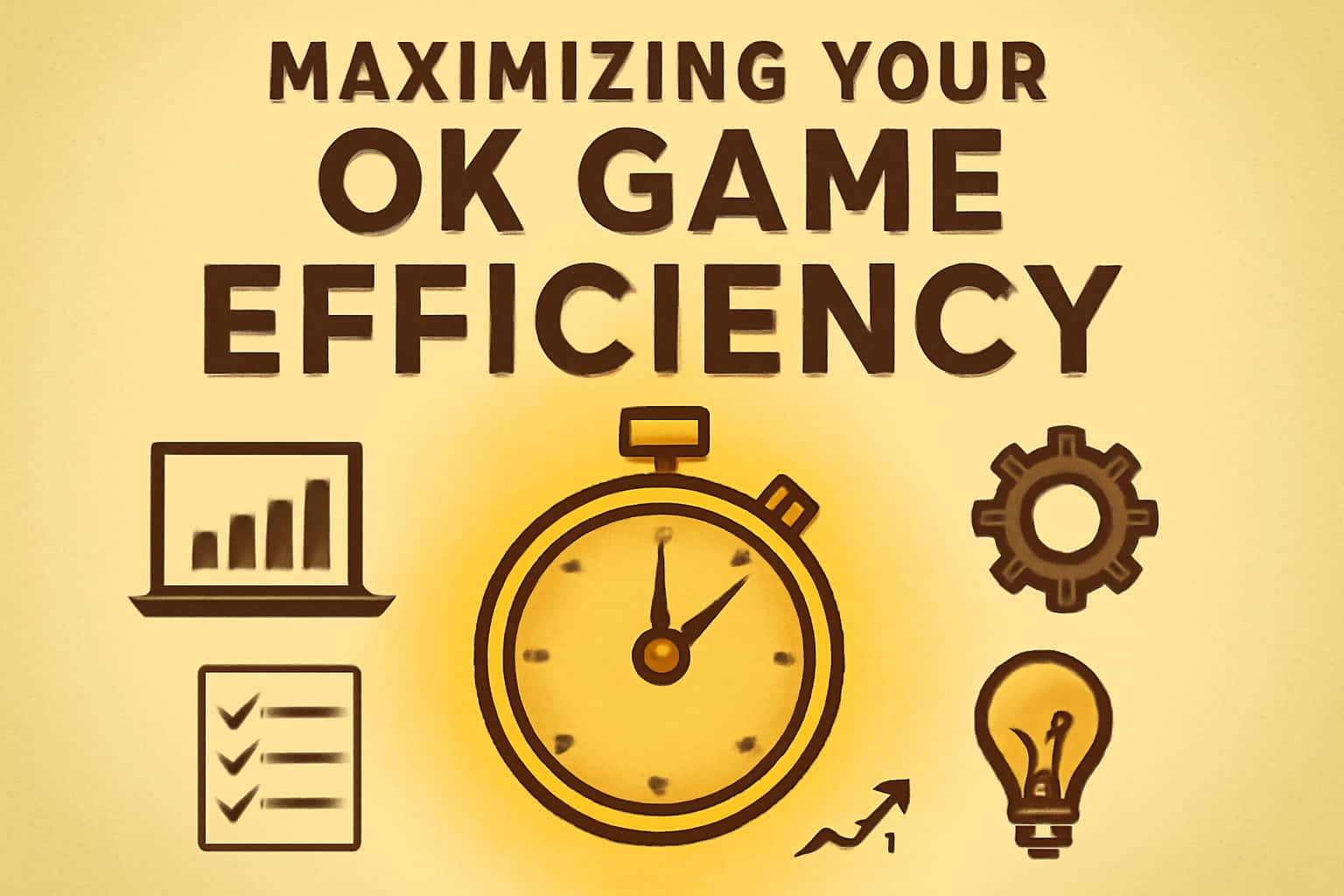 An informative visual representation of maximizing efficiency in Ok Game, showcasing the key elements of user experience.