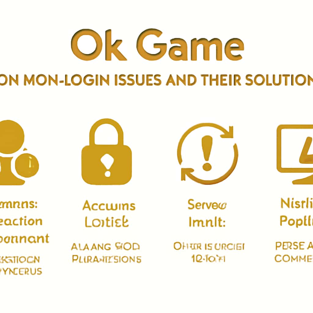 An illustration of Ok Game login issues and troubleshooting steps.