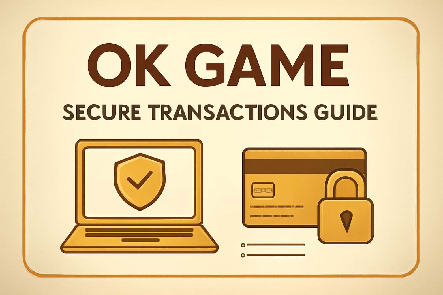 A visual representation of secure transactions, showcasing safety measures relevant to Ok Game.