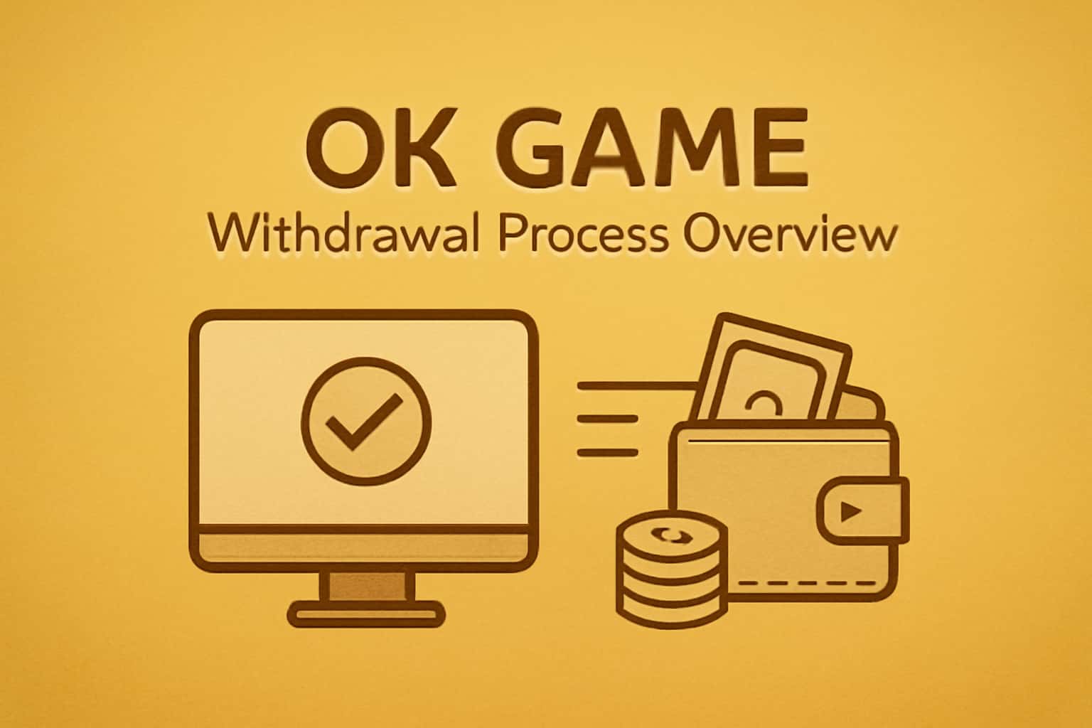 An informational representation of the Ok Game Withdrawal Process.