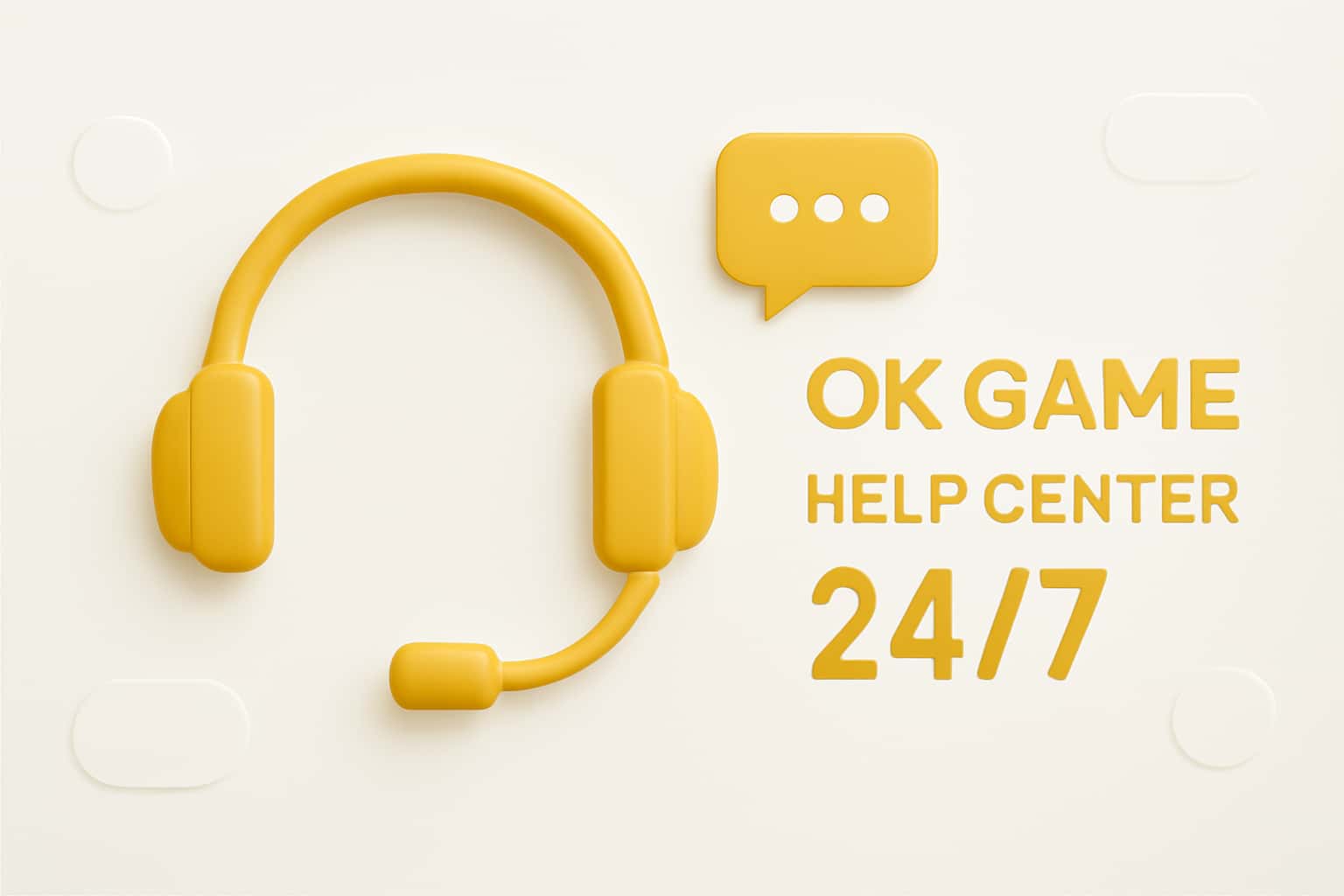 Ok Game Help Center 24/7 Interface